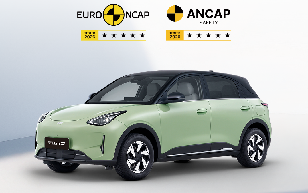 Standar Keamanan Internasional: Geely EX2 Raih Predikat Bintang 5 Euro NCAP & ANCAP!